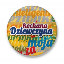 Przypinka Kochana Dziewczyna